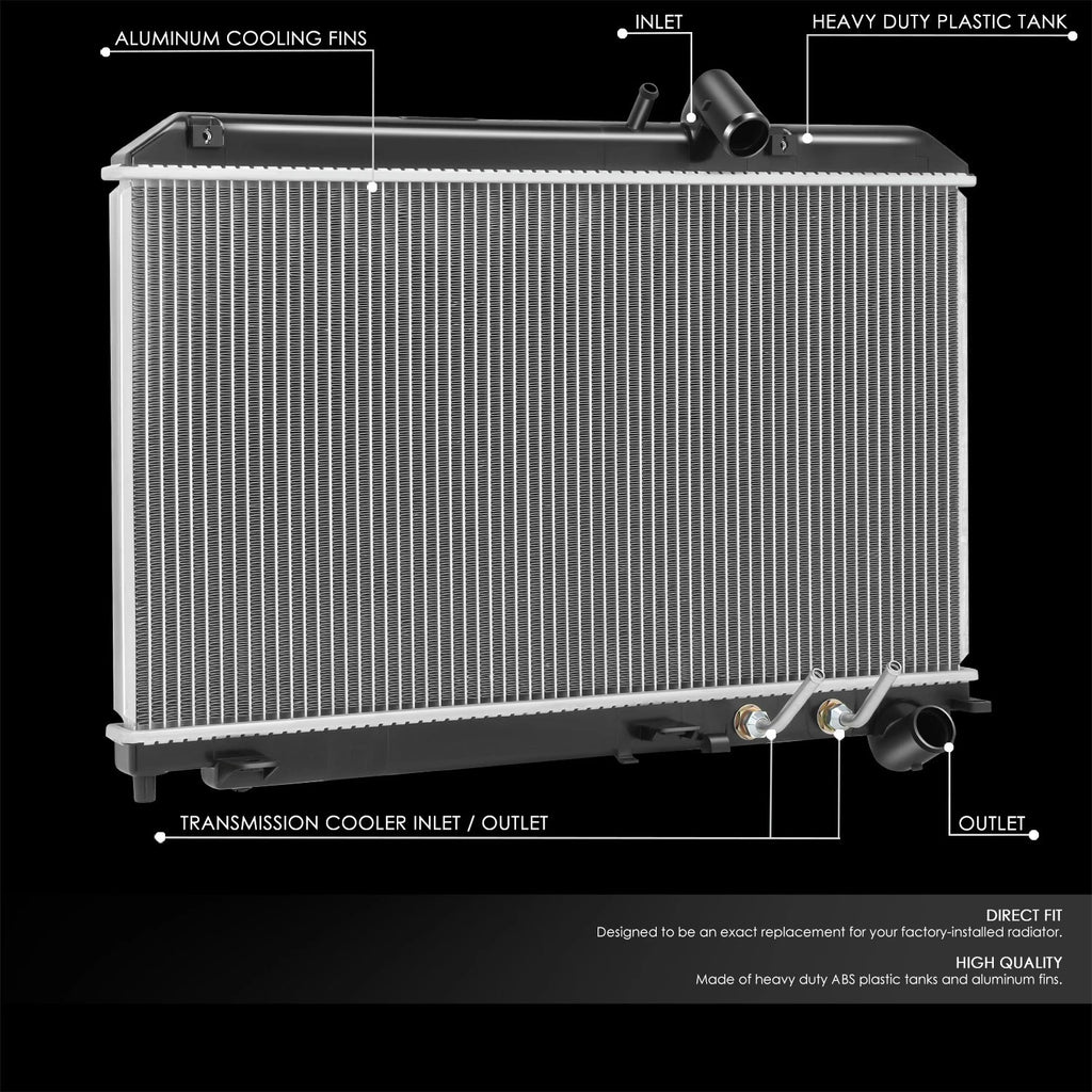 Aluminum Core Radiator for Mazda RX-8 (2004–2008) DPI2694
