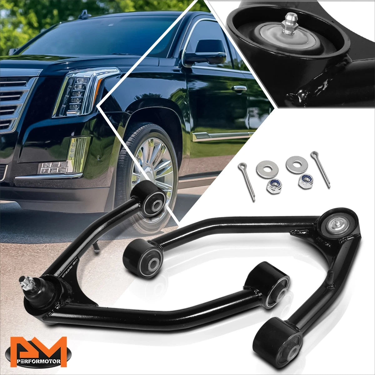 J2 2-4" Lifted Front Upper Control Arms for Silverado Sierra Tahoe Yukon (2007–2019)