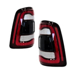 LED Tail Lights for Ram 2500 3500 (2019) Black w/ Blind Spot Left+Right Pair