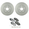 Front Rotors & Akebono ProACT Ceramic Brake Pads for Lexus SC400 (1992–2000)