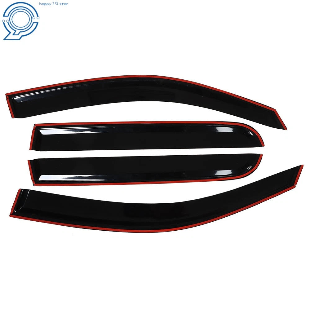 Set of 4 Window Visors for Toyota Hilux (2005-2015)