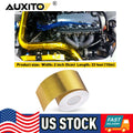 2" Gold Intake Heat Reflective Tape Wrap for Automotive Use (33FT)