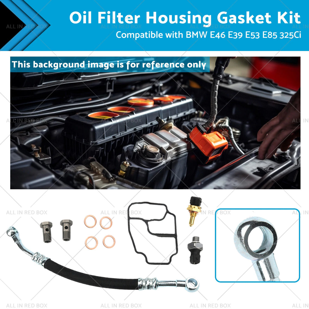 Engine Oil Filter Housing Gasket Kit for BMW 325Ci X5 Z3 (1998–2006)