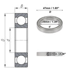 6807ZZ Deep Groove Ball Bearing for Scooter Skateboard Wheel (P4)