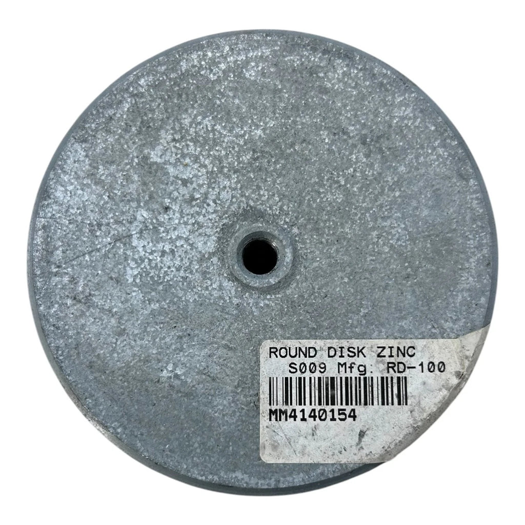 Zimar RD-100 Marine Round Disk Zinc Anode 3 7/8'' for Marine Applications