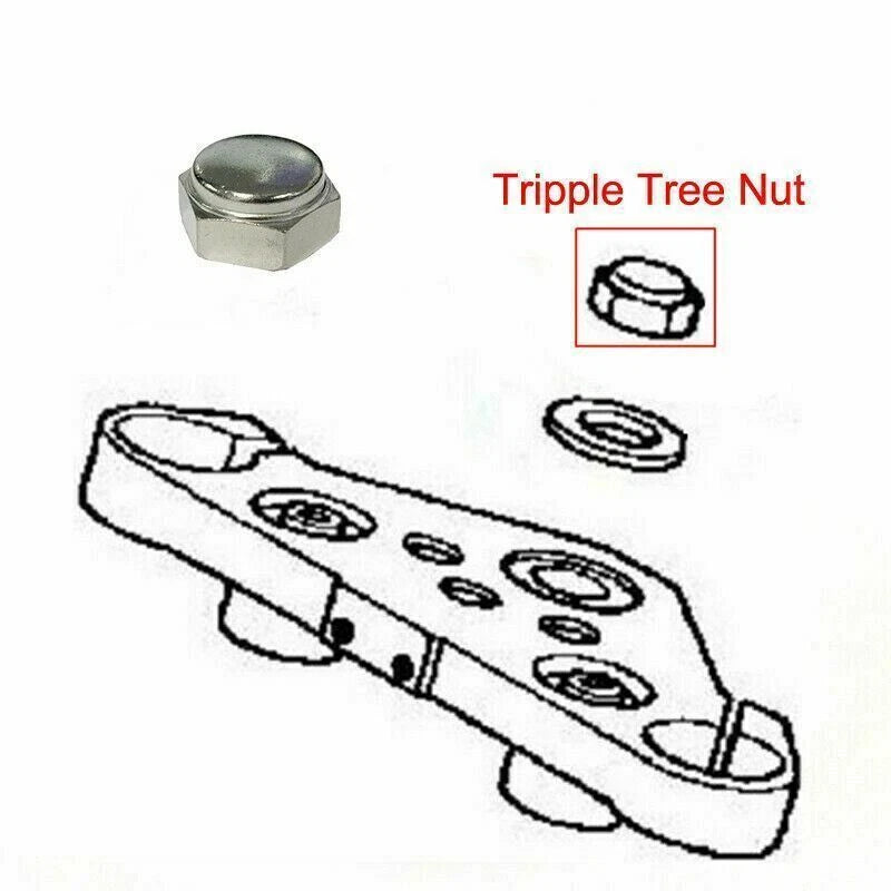 Fork Triple Tree Steering Stem Nut Cover Cap for 50cc 160cc Chinese Pit Bike (2000–2023)