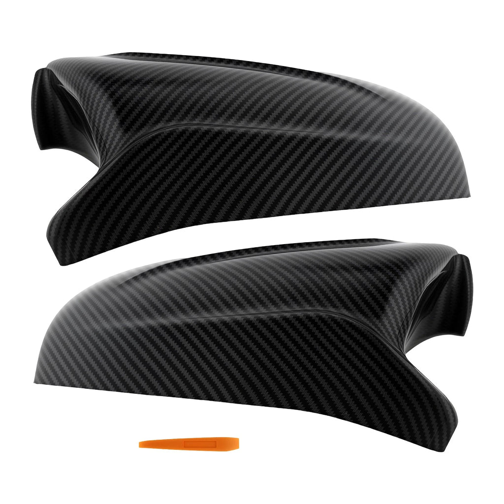 Side Mirror Cover Caps Pair for BMW 5 Series E60 E61 F10 F11 (2007–2017) 51167187431