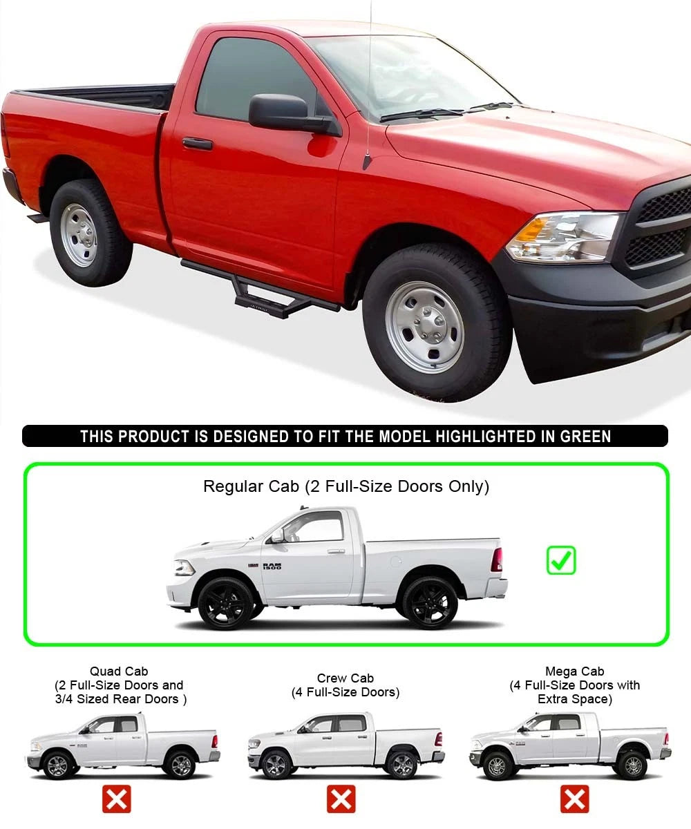 Stainless Steel Drop Armor for Dodge Ram 1500 2500 3500 (2009-2018)