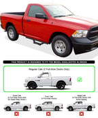 Stainless Steel Drop Armor for Dodge Ram 1500 2500 3500 (2009-2018)