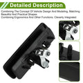 Black Front Left Exterior Door Handle for Chevrolet Astro (1992-2005) 1 x ABS