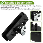 Black Front Left Exterior Door Handle for Chevrolet Astro (1992-2005) 1 x ABS
