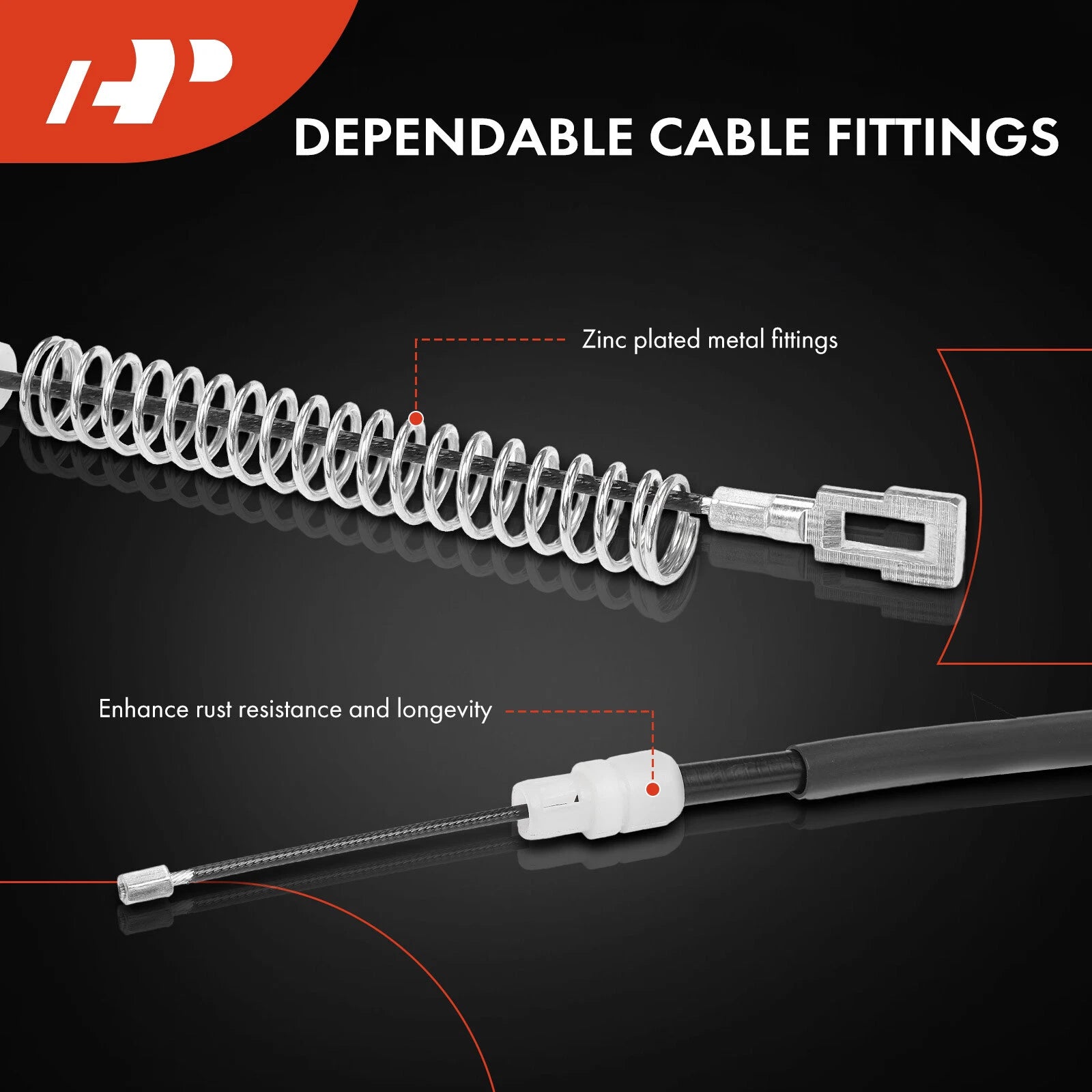 Rear Right Parking Brake Cable for Chevy GMC Silverado Sierra 1500 (2007–2014)