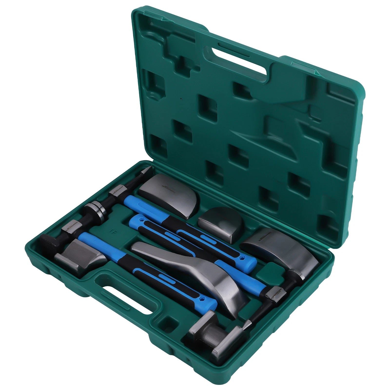 Set of 9 Auto Body Panel Fender Hammer Dolly Sheet Metal Repair Tools