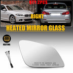 Right Passenger Side Mirror Glass for BMW 528 535 640 650 740 750 (2010–2016)