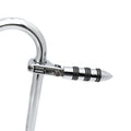 Chrome O Ring Footrest 1.25" w/ P-Clamp for Honda GL1800 GL1100 VT750 (2001–2023)