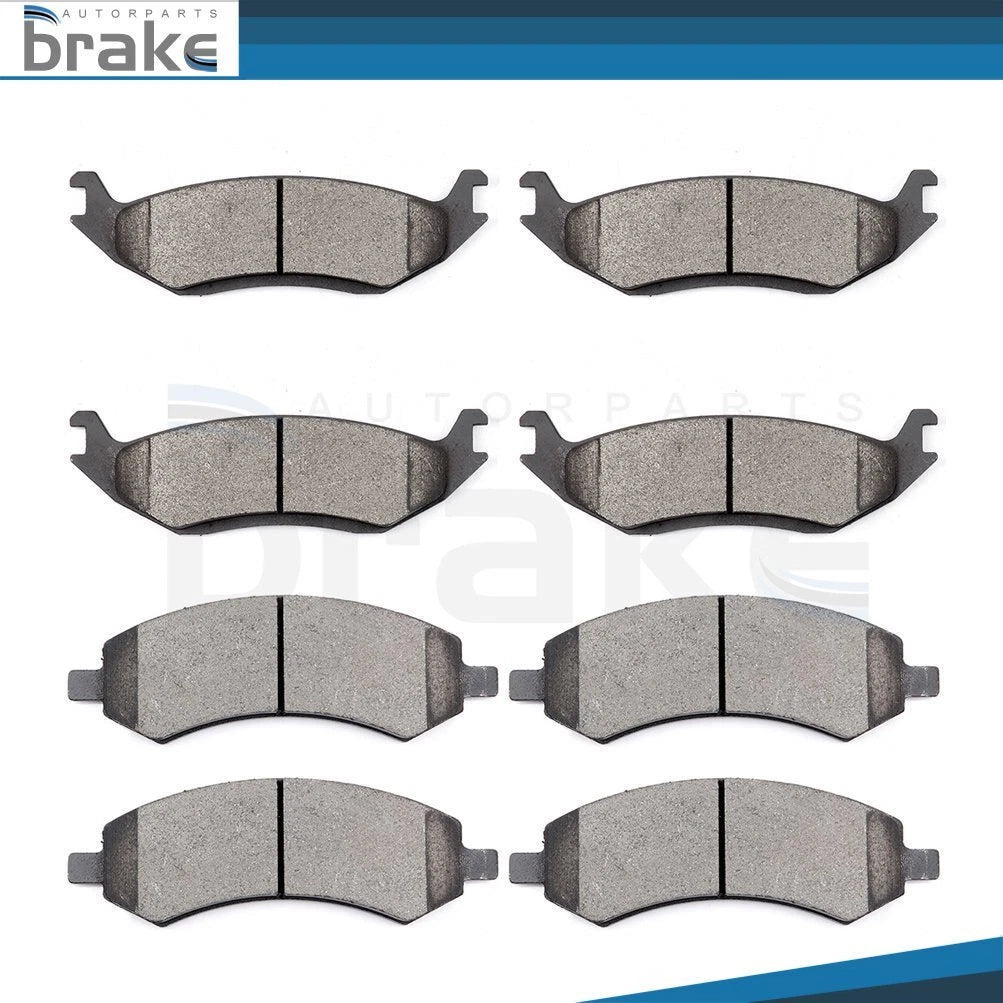 Set of 4 Ceramic Brake Pads for Dodge Durango (2007–2008)