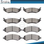 Set of 4 Ceramic Brake Pads for Dodge Durango (2007–2008)