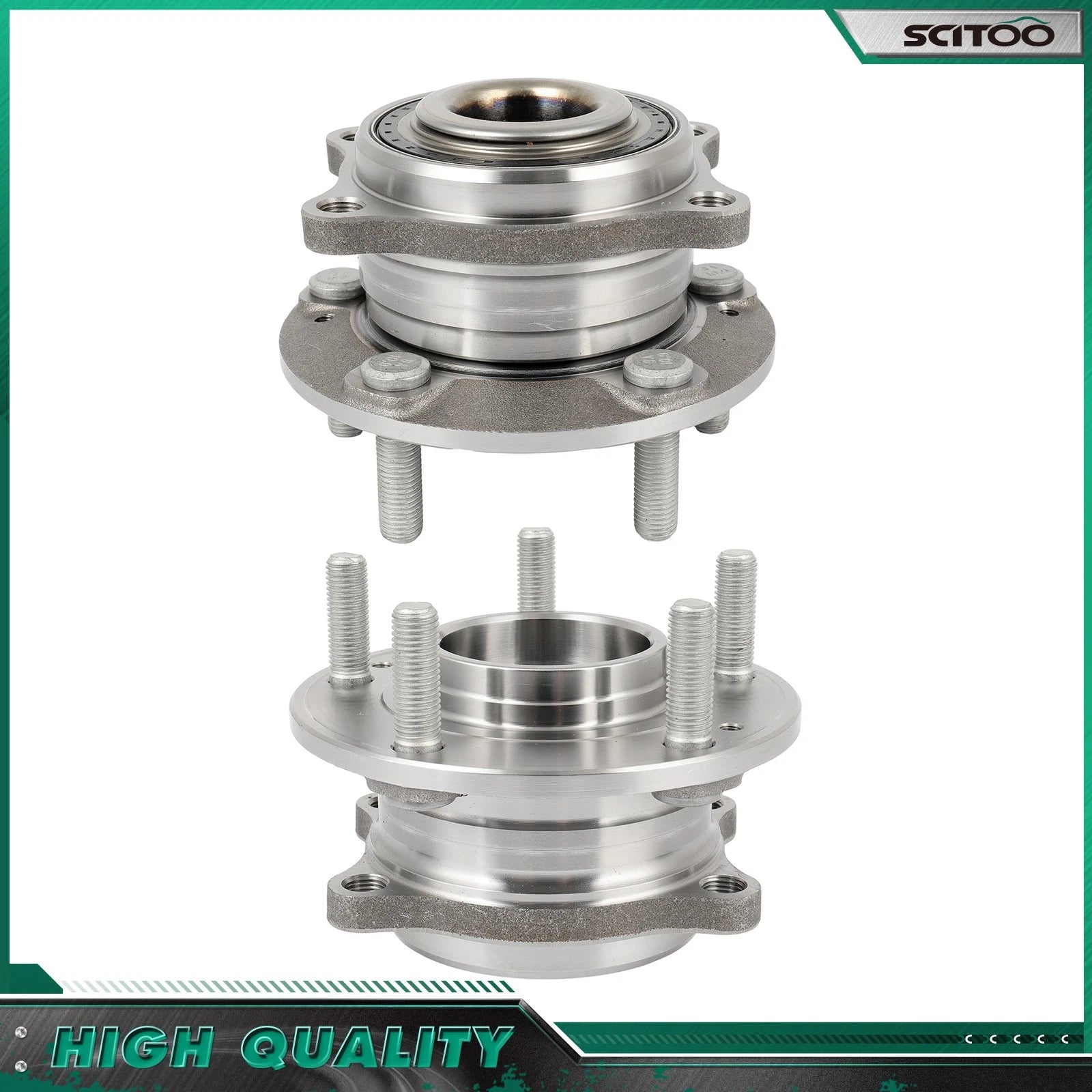 2X Front Wheel Bearings Hub for Hyundai Santa Fe (2007–2014, 2013–2015)