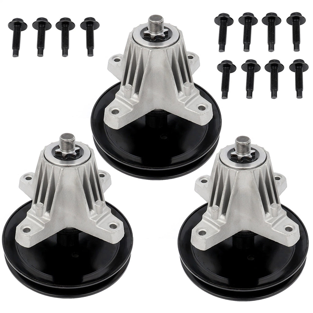 3X Spindle for Cub Cadet XT1-LT46, XT2-LX46 (2016–2023) 918-06977, 918-06977A