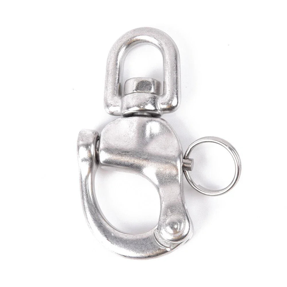 316 Stainless Steel Swivel Bail Snap Shackle Hook for Marine Boat/Yacht