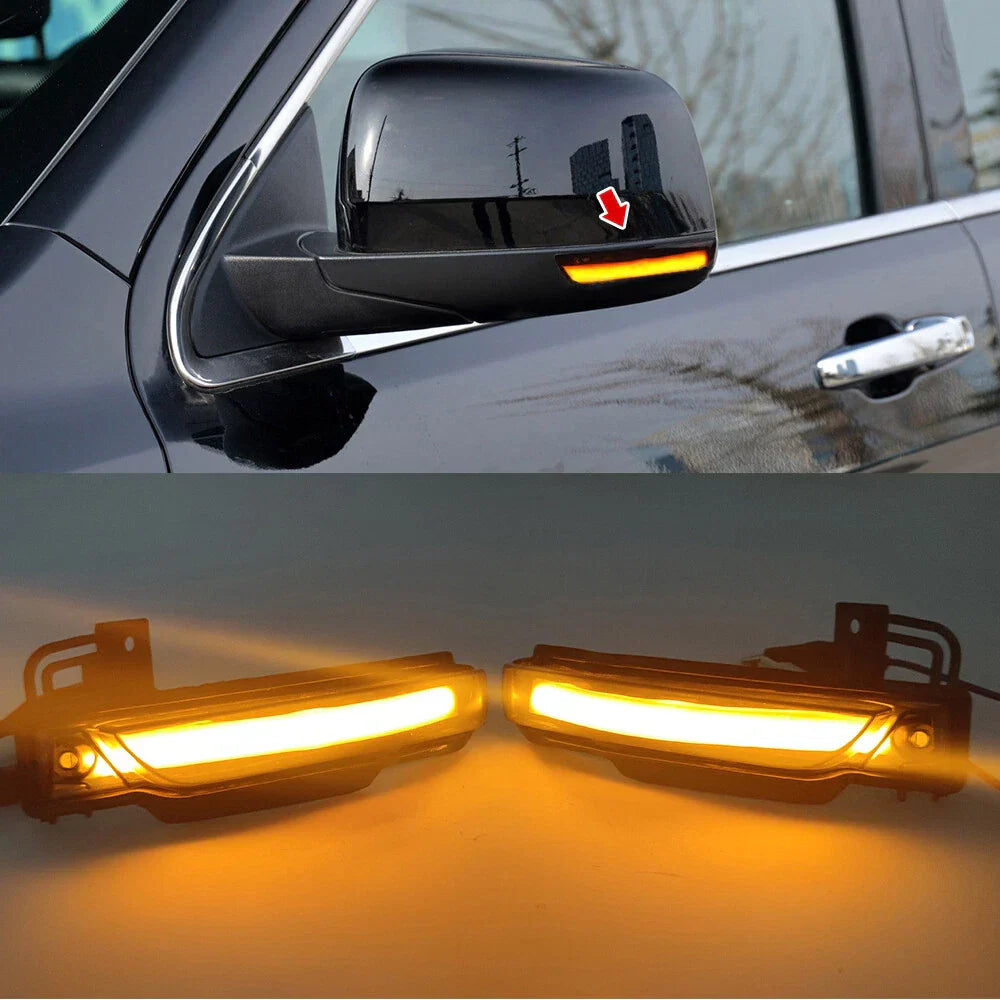 Dynamic Blinker Side Mirror Light Indicator Lamp for Dodge Jeep