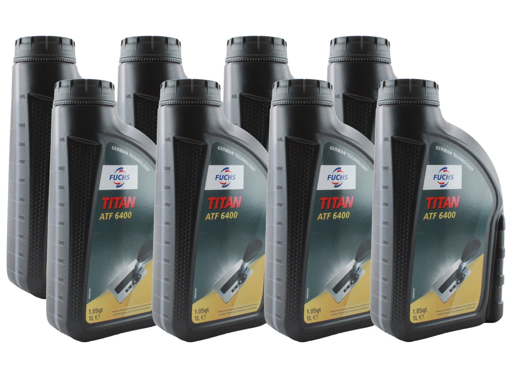 Set of 8 Fuchs TITAN ATF 6400 Transmission Fluid 1L for Acura BMW Ford VW