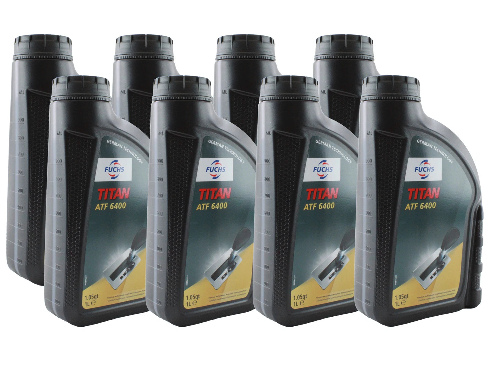 Set of 8 Fuchs TITAN ATF 6400 Transmission Fluid 1L for Acura BMW Ford VW