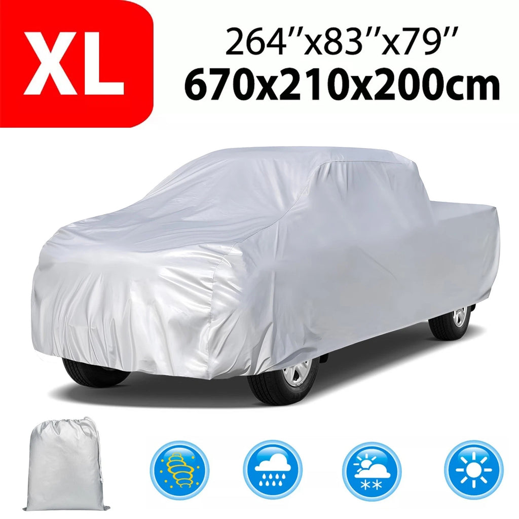 Car Cover for Chevrolet Silverado (Waterproof, Sun, Dust Protection)