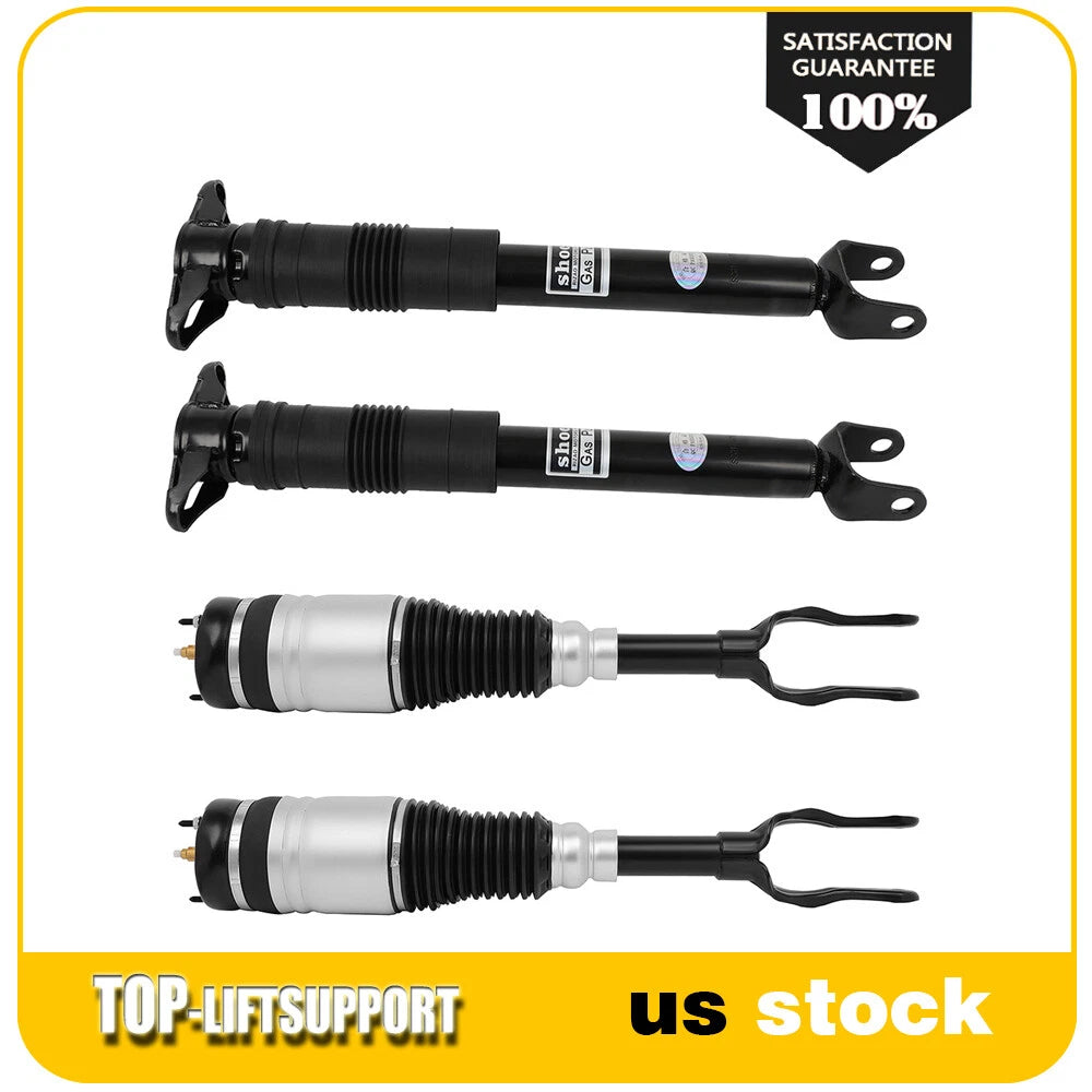 Set of 4 Air Suspension Struts for Jeep Grand Cherokee Overland (2011–2015)