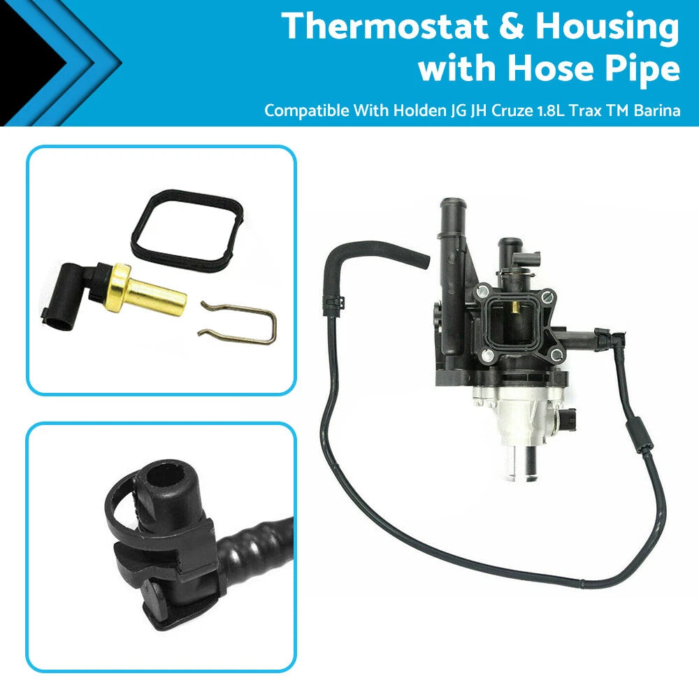 Thermostat & Housing with Hose Pipe for Holden Cruze JG JH Trax TM (2010–2016)
