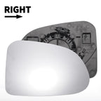 Right Side White Mirror Glass for Hyundai Santa Fe (Non-heated)