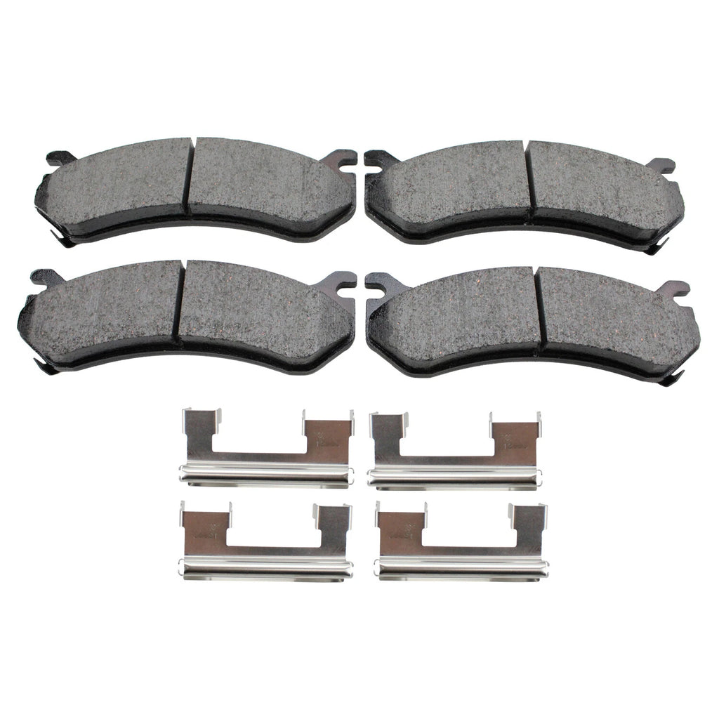 Set of 4 Akebono ProACT Ceramic Brake Pads for Cadillac Chevrolet GMC Hummer (ACT785)