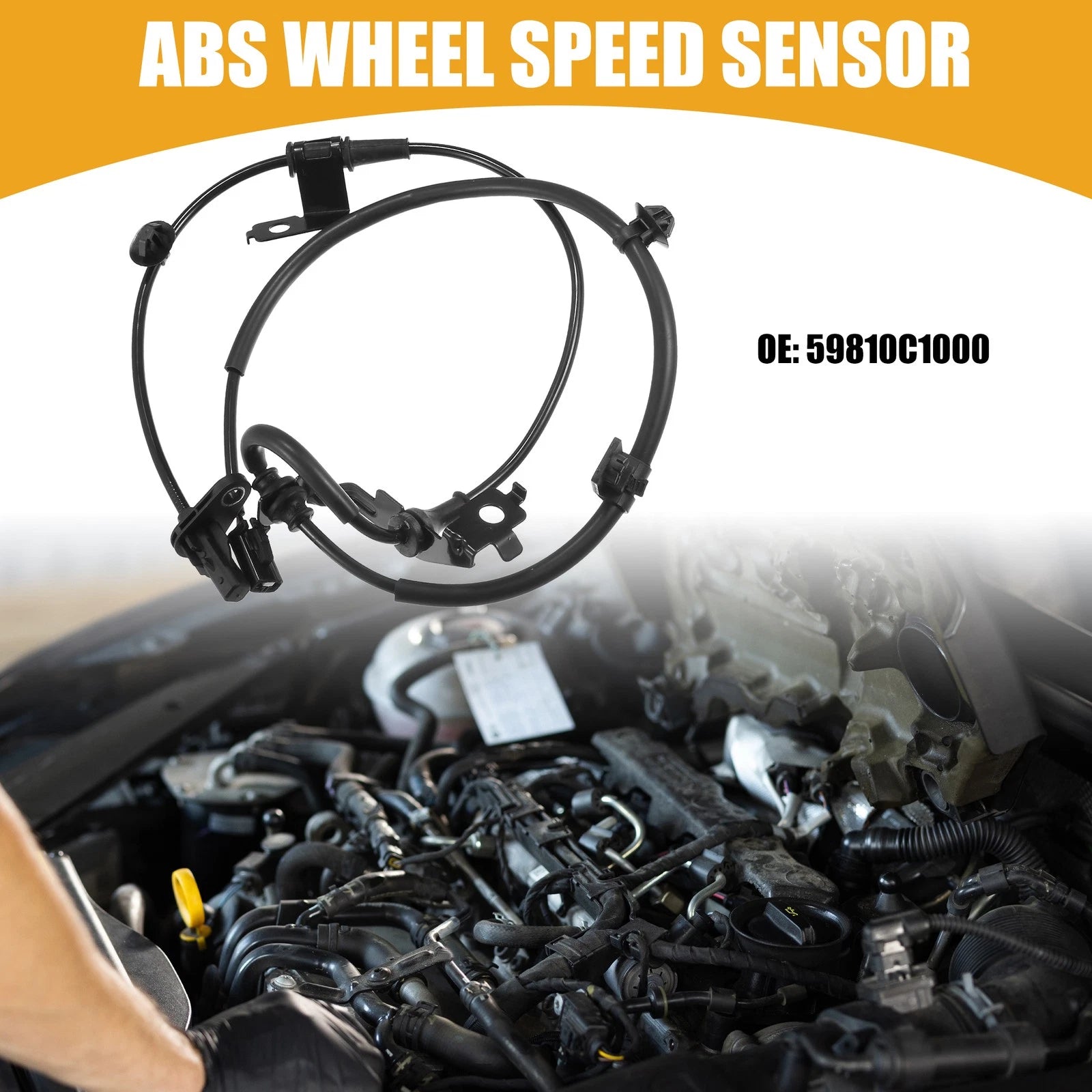 ABS Wheel Speed Sensor No. 59810C1000 for Hyundai Sonata (2015–2019)