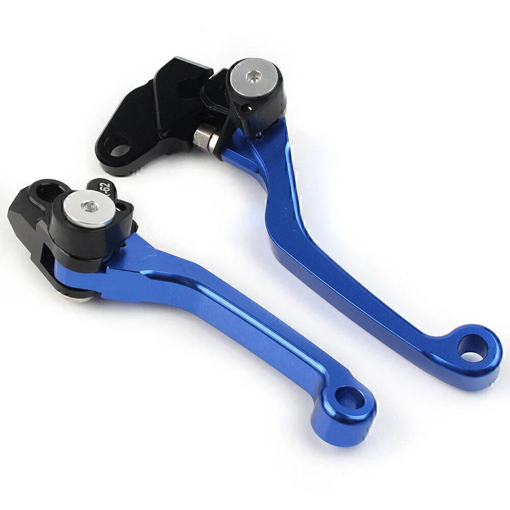 Blue Pivot Brake Clutch Levers for Suzuki RM125 RM250 RM85 (2001-2008)