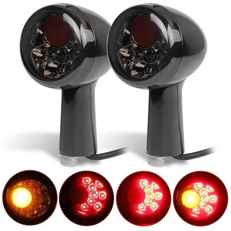 Metal LED Rear Turn Signal Light for Harley Sportster XL883 XL1200 (2004-2023)