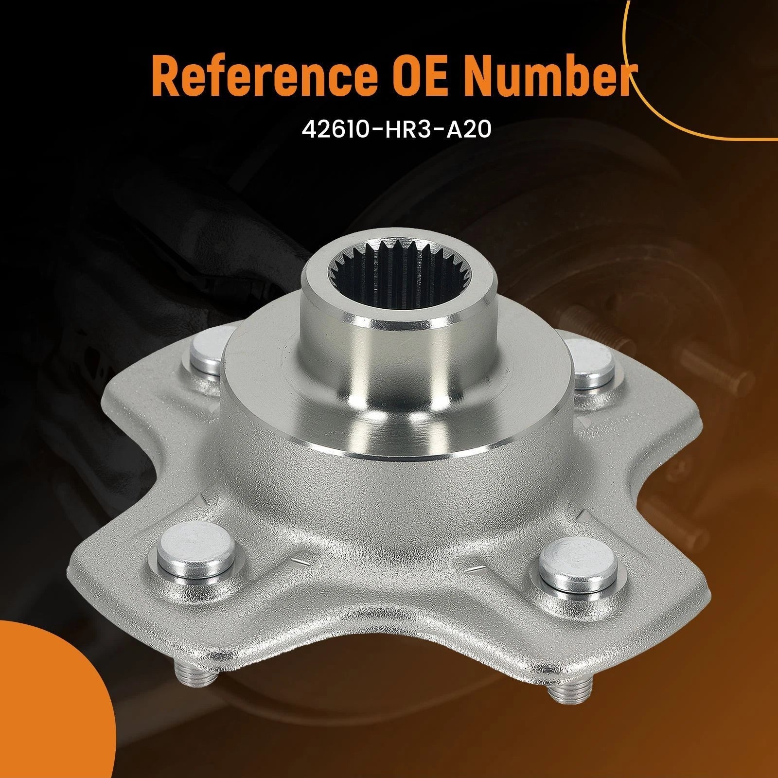 Wheel Hub Assembly for Honda TRX420 Rancher 420 Rear RH (2014–2020) 42610-HR3-A20