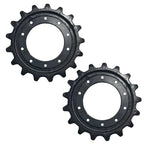 2X Drive Sprockets 17 Teeth for John Deere 319D 319E 323D 323E 325G 329D