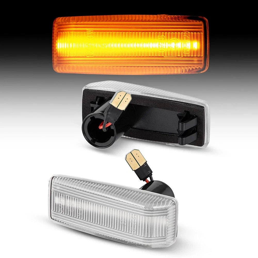 Smoke/Clear LED Side Marker Light for Mercedes W124 W201 W202 W140 R129
