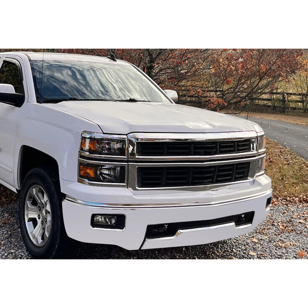 Chrome Front Bumper Skid Plate for Chevy Silverado 1500 (2014-2015)