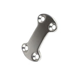 Set of 4 Tie Down Plate Cam Buckles for Marine Deck Hardware (316 Stainless Steel)