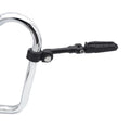 Saddle FootPeg for Harley (1.25" Engine Guard, Black)