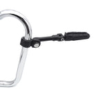 Saddle FootPeg for Harley (1.25" Engine Guard, Black)