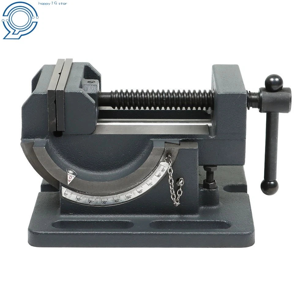3.25 Inch Tilting Angle Vise for Benchtop Drill Press (Industrial Strength)