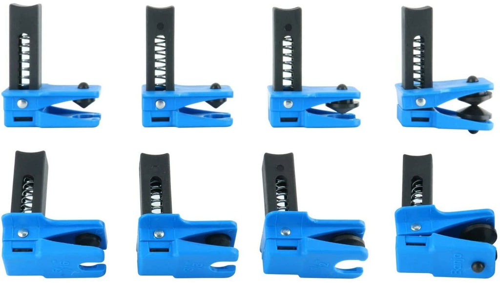 8Pcs Brake Line Clamp Set for Cars (3/8", 5/16", 1/2")