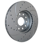 Front Brake Kit 288mm Drilled Disc Rotors & Bosch Ceramic Pads for A3 e-Golf Jetta (2015–2020)