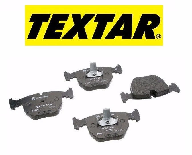 Set of 4 Front Brake Pads for BMW E38 E39 E53 740i 530i X5 (1995–2006) TEXTAR 34116761252