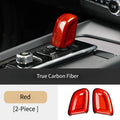 Carbon Fiber Shift Knob Cover for Volvo XC60 (2022–2026)
