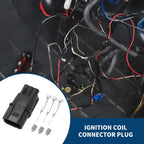 Ignition Coil Connector Plug Male Wire Terminal for Honda Acura (1 Set)