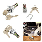 Sleek Chrome Finish Lock for Cabinets Vending Machines