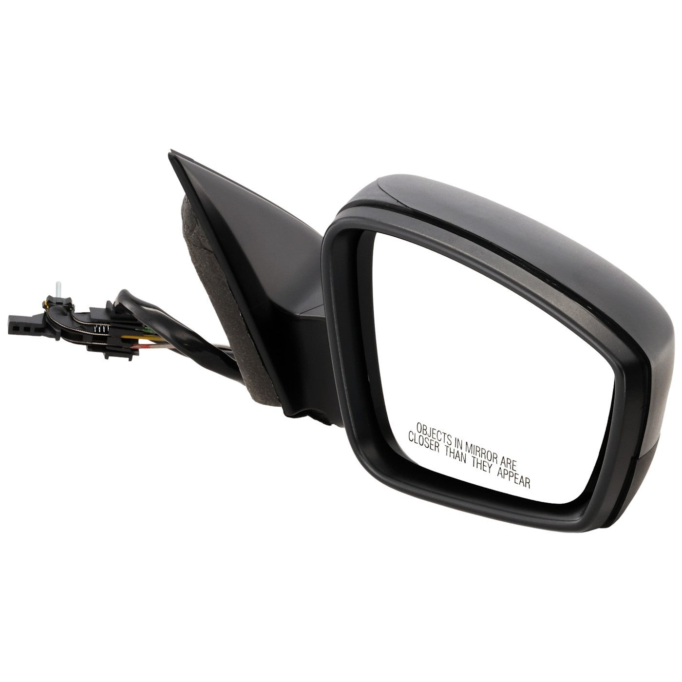 Manual Mirror for Volkswagen Jetta Sedan (2011–2018) Passenger Side Textured